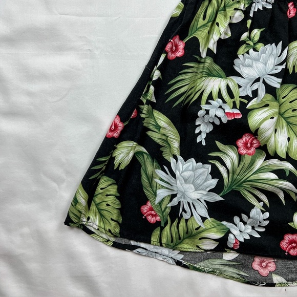 Y2K Tropical Print Babydoll Halter Top - Picture 6 of 7